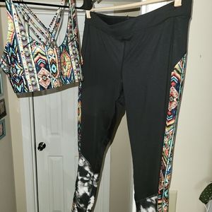 NWT NBW 2 piece workout set